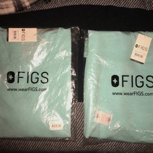 NWT FIGS XXL aqua casma